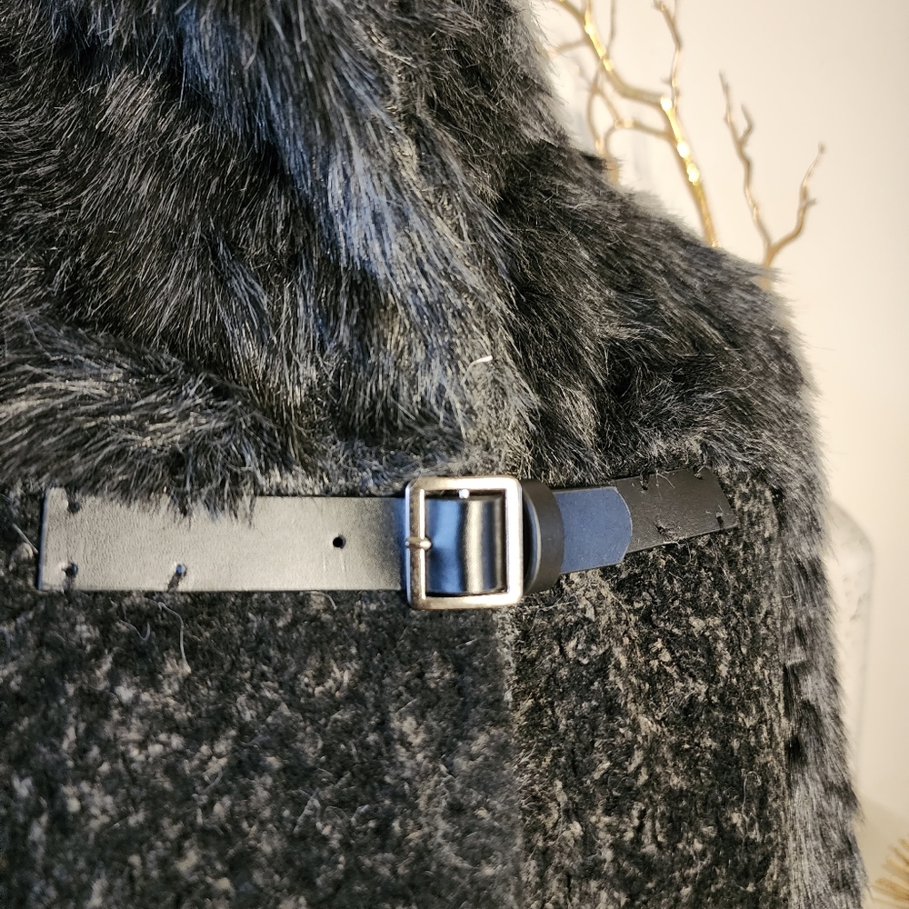 🔥Max Studio Faux Fur Wool Jacket - Picture 9 of 17